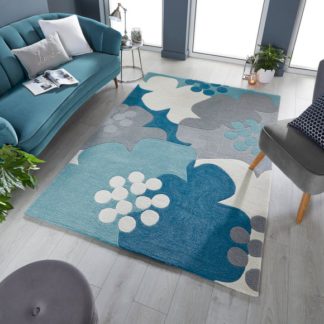 An Image of Retro Floral Rug