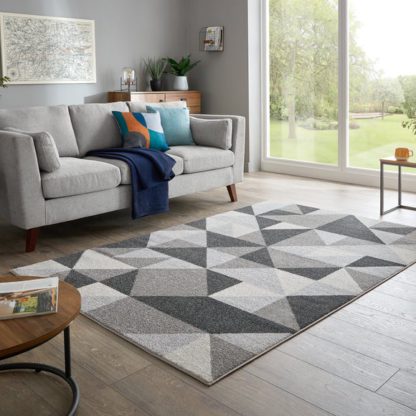 An Image of Geo Squares Rug