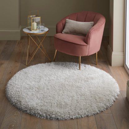 An Image of Jewel Shaggy Round Rug