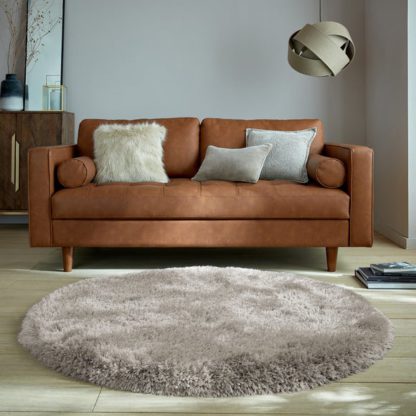 An Image of Jewel Shaggy Round Rug