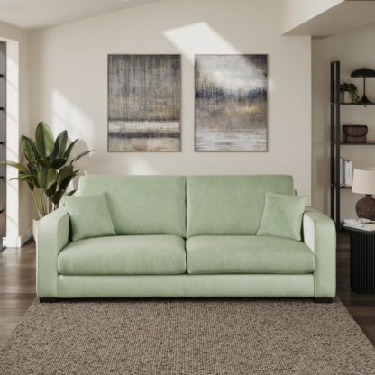 An Image of Carson Vintage Velvet 4 Seater Sofa