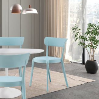 An Image of Fusion Living Plastic Bistro Dining Chair