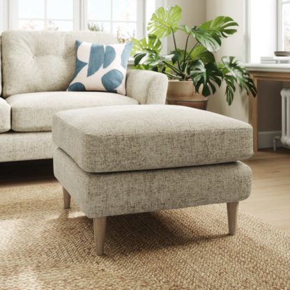 An Image of Sven Chunky Chenille Footstool