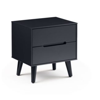 An Image of Cecil 2 Drawer Bedside, Anthracite