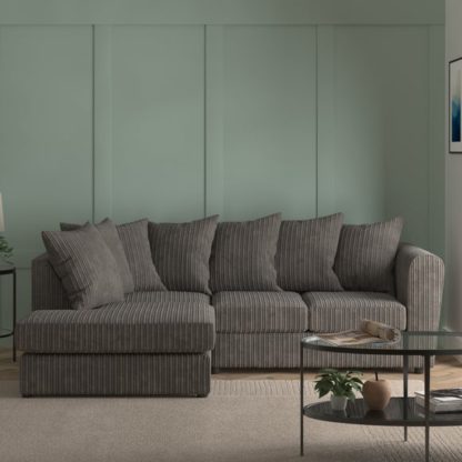 An Image of Blake Jumbo Cord Corner Sofa